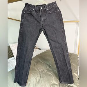 Levi’s 505 Black Jeans 30x32 100% Cotton Unisex Baddie Essential